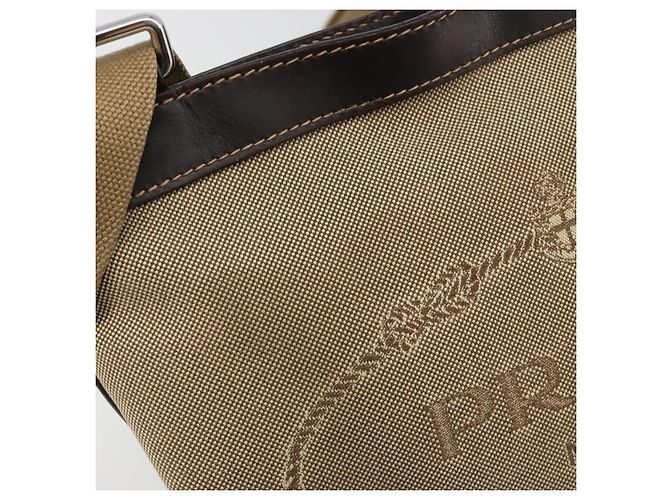 Borsa a tracolla PRADA Tela Beige Argento Auth ka4823 - vista 18