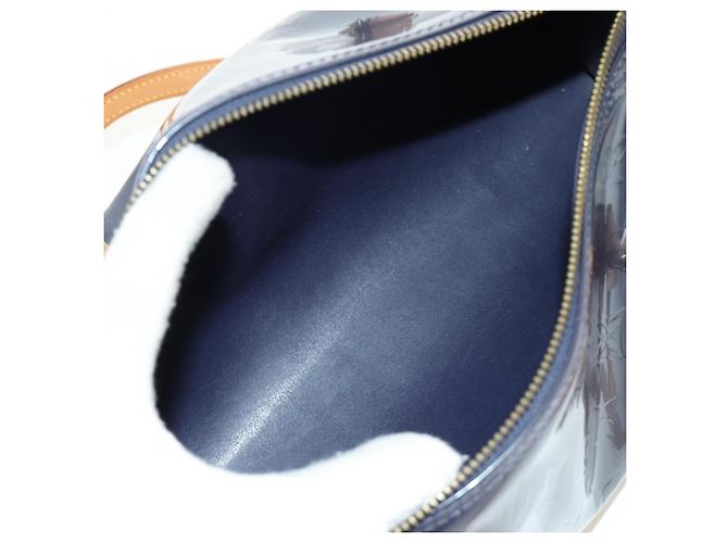 LOUIS VUITTON Monogram Vernis Bedford Hand Bag Indigo M91330 LV Auth am11900V Blu - vista 10