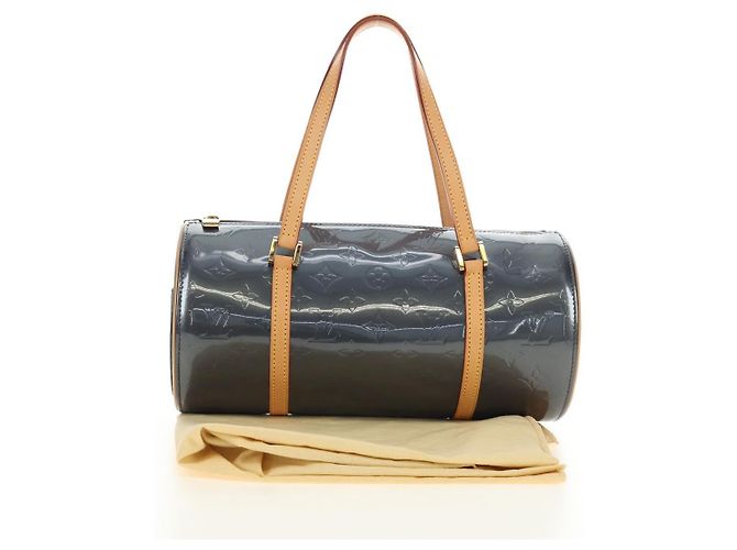 LOUIS VUITTON Monogram Vernis Bedford Hand Bag Indigo M91330 LV Auth am11900V Blu - vista 12