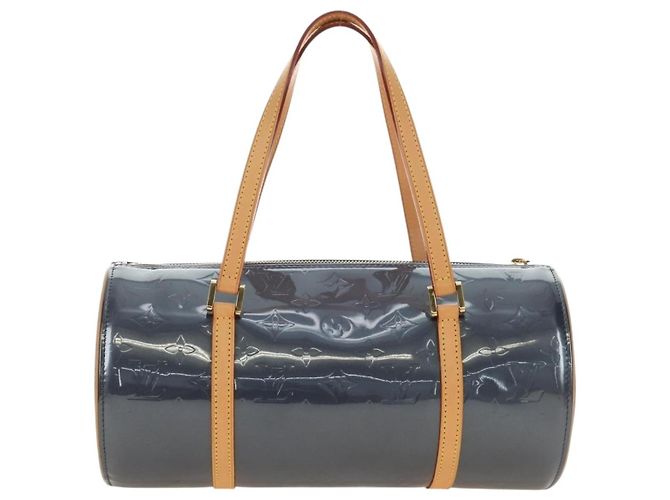 LOUIS VUITTON Monogram Vernis Bedford Hand Bag Indigo M91330 LV Auth am11900V Blu - vista 2
