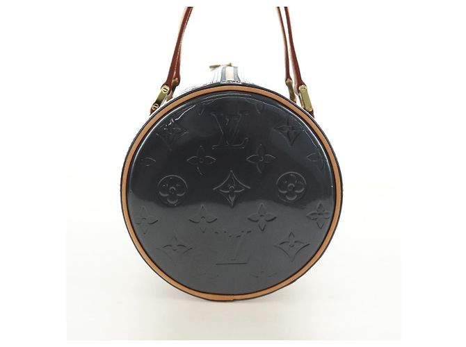 LOUIS VUITTON Monogram Vernis Bedford Hand Bag Indigo M91330 LV Auth am11900V Blu - vista 3