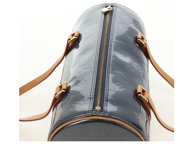 LOUIS VUITTON Monogram Vernis Bedford Hand Bag Indigo M91330 LV Auth am11900V Blu - vista 6