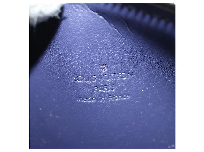 LOUIS VUITTON Monogram Vernis Bedford Hand Bag Indigo M91330 LV Auth am11900V Blu - vista 9