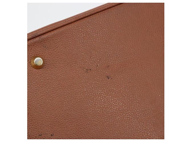 Borsa a tracolla Salvatore Ferragamo in tela verde e oro Auth BA13340A D'oro - vista 9