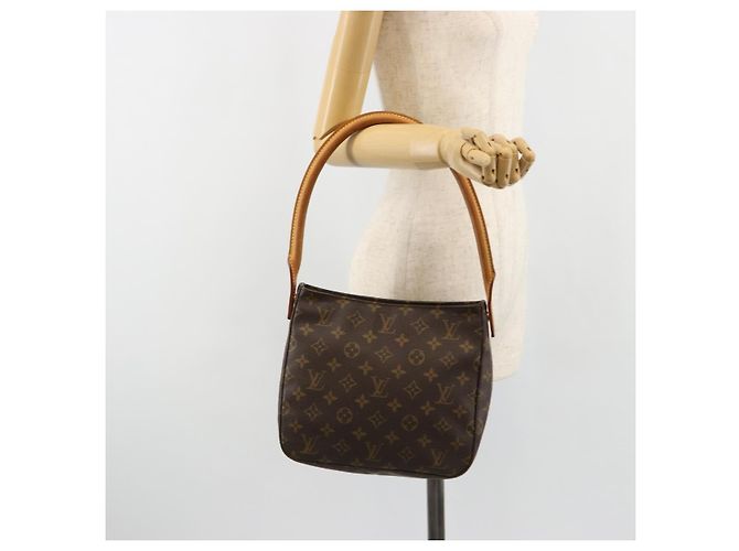 LOUIS VUITTON Bolsa de Ombro Monogram Looping MM M51146 LV Auth 186108V Monograma - vista 23