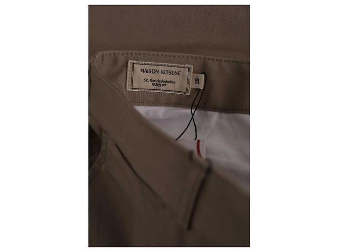 Kitsune Pantalon droit beige - vue 5