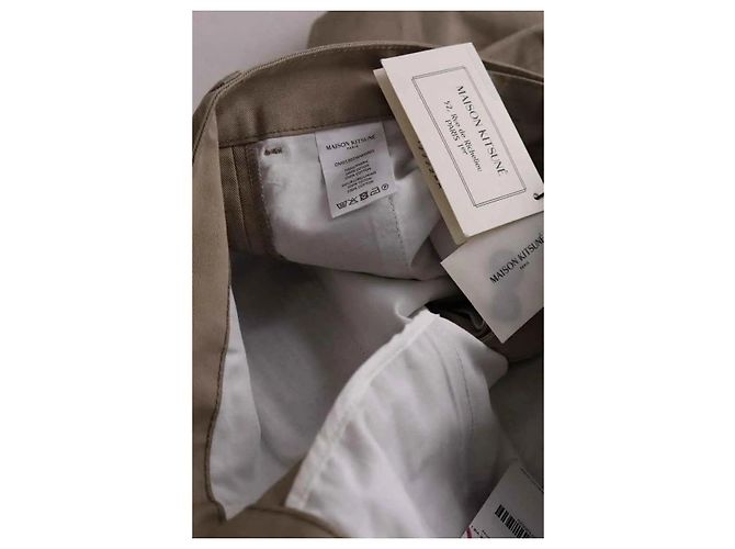 Kitsune Pantalon droit beige - vue 6