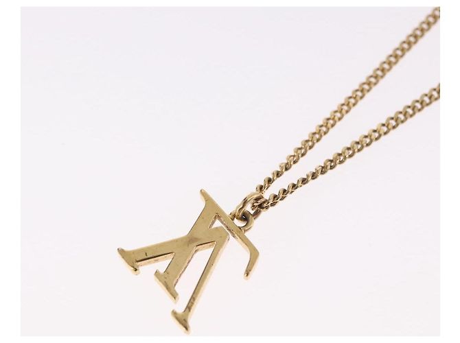 Collana LOUIS VUITTON LV Upside Down in metallo Gold M62682 LV Auth 185785M - vista 10