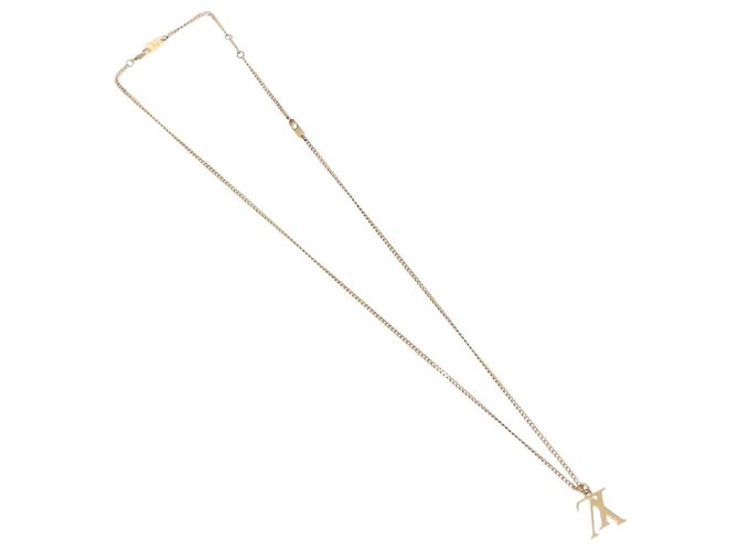 Collana LOUIS VUITTON LV Upside Down in metallo Gold M62682 LV Auth 185785M - vista 2