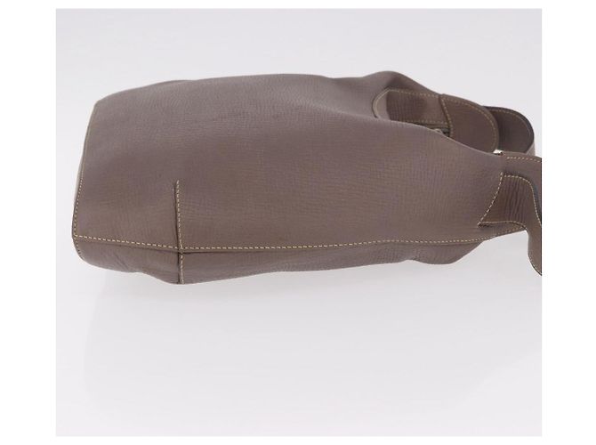 Bolso de hombro LOEWE de cuero morado gris Auth 186309 Morado oscuro - vista 3