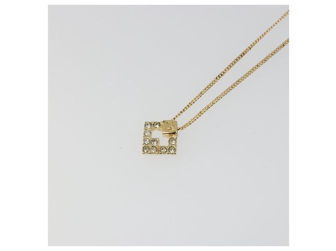 Collana GIVENCHY con strass metallico Gold Auth SW2366 D'oro - vista 3