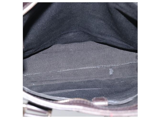 Salvatore Ferragamo Tote Bag Leder Schwarz Silber Auth ka4781 - Ansicht 11