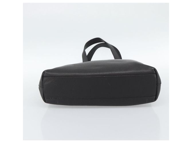 Salvatore Ferragamo Tote Bag Leder Schwarz Silber Auth ka4781 - Ansicht 5