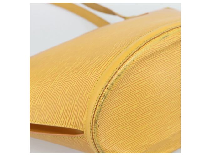 LOUIS VUITTON Epi Saint Jacques Shopping Bag Giallo M52269 LV Auth 185994 - vista 9