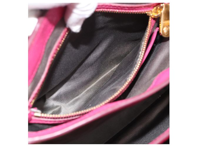 Borsa Miu Miu Madras in pelle 2 in 1 rosa oro Auth 187558A D'oro - vista 22