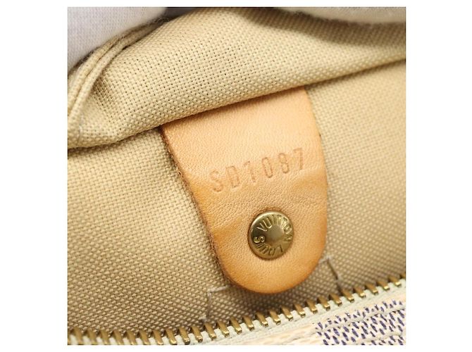 LOUIS VUITTON Borsa Damier Azur Speedy 30 N41533 LV Auth 187525 - vista 12
