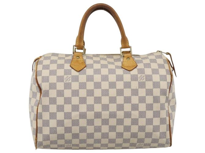 LOUIS VUITTON Borsa Damier Azur Speedy 30 N41533 LV Auth 187525 - vista 13