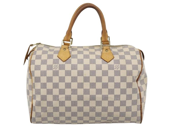 LOUIS VUITTON Borsa Damier Azur Speedy 30 N41533 LV Auth 187525 - vista 2