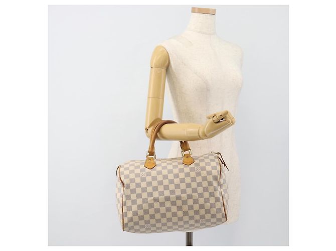 LOUIS VUITTON Borsa Damier Azur Speedy 30 N41533 LV Auth 187525 - vista 23
