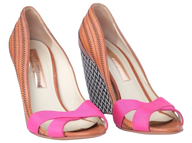 Autre Marque Sandali con zeppa Rupert Sanderson Multicolore - vista 2