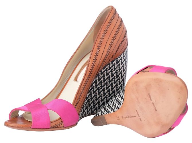 Autre Marque Sandali con zeppa Rupert Sanderson Multicolore - vista 7