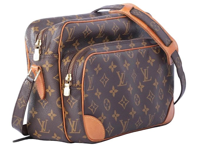 Borsa Nile GM in tela Monogram Louis Vuitton Marrone - vista 3