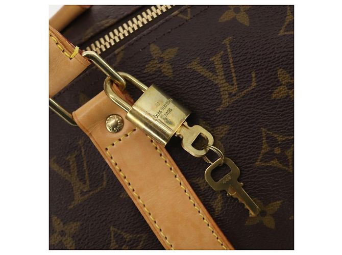 LOUIS VUITTON Borsa Boston Monogram Keepall 50 M41426 LV Auth 183612SAV Monogramma - vista 10