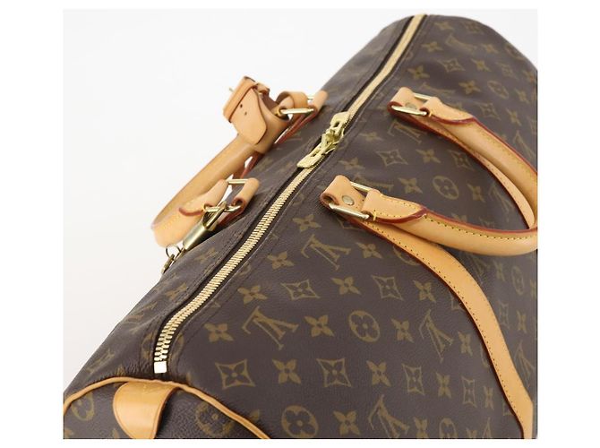 LOUIS VUITTON Borsa Boston Monogram Keepall 50 M41426 LV Auth 183612SAV Monogramma - vista 6