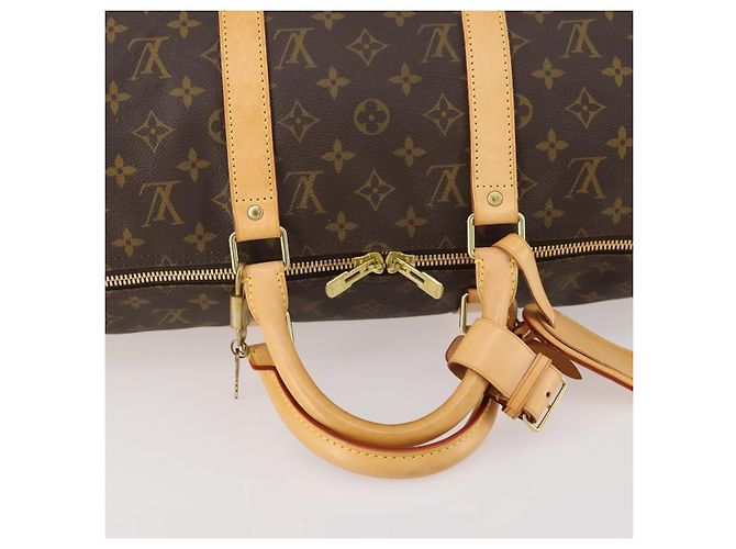 LOUIS VUITTON Borsa Boston Monogram Keepall 50 M41426 LV Auth 183612SAV Monogramma - vista 7