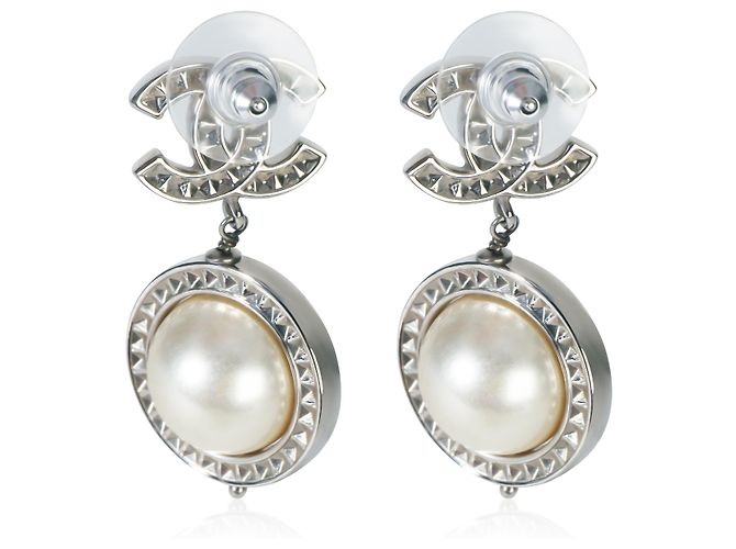 Gabrielle Orecchini Chanel 2018 Faux Pearl & Strass CC - vista 2