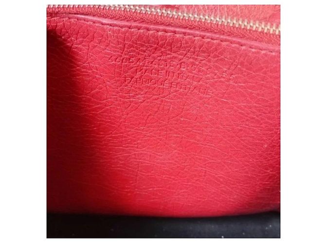 Balenciaga Borsa City in pelle rossa Rosso - vista 7