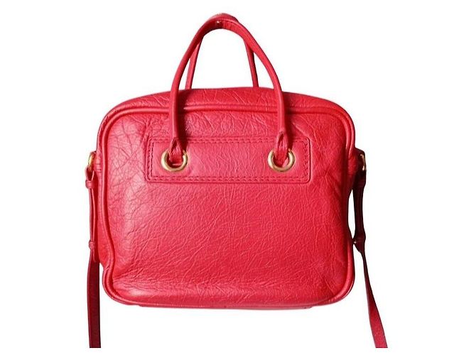 Balenciaga Borsa City in pelle rossa Rosso - vista 9