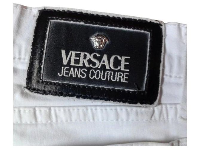 Vaqueros bootcut blancos Versace Jeans Couture - vista 3