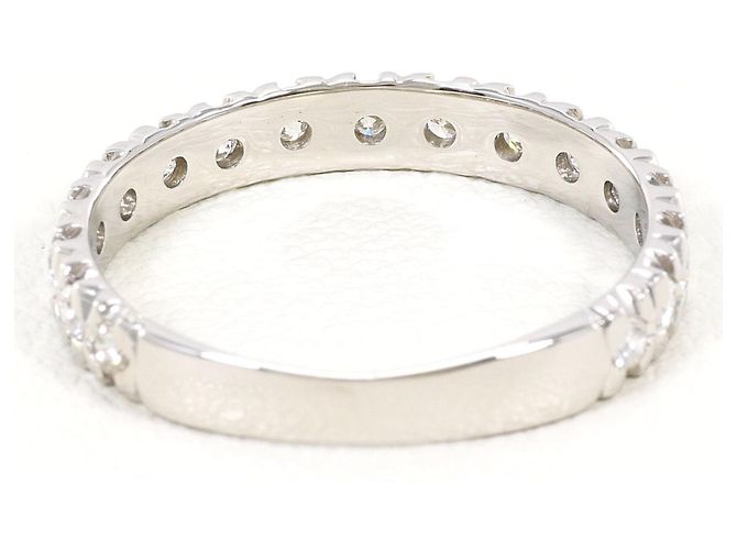 Autre Marque PT900 Platinring mit Diamant - Ansicht 3