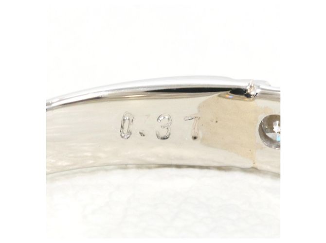 Autre Marque PT900 Platinring mit Diamant - Ansicht 5