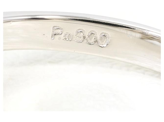 Autre Marque Platinring mit Diamant - Ansicht 4