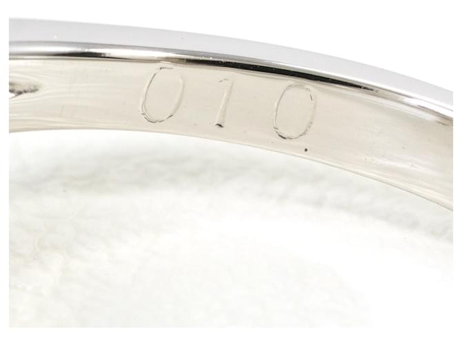 Autre Marque Platinring mit Diamant - Ansicht 5