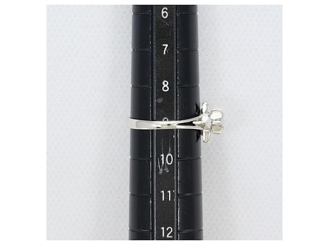 Autre Marque Platinring mit Diamant - Ansicht 7