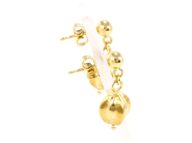 Autre Marque Orecchini pendenti in oro giallo 18K D'oro - vista 2