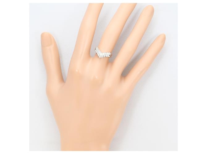 Autre Marque PT900 Platinring mit 0.32ct Diamant - Ansicht 6