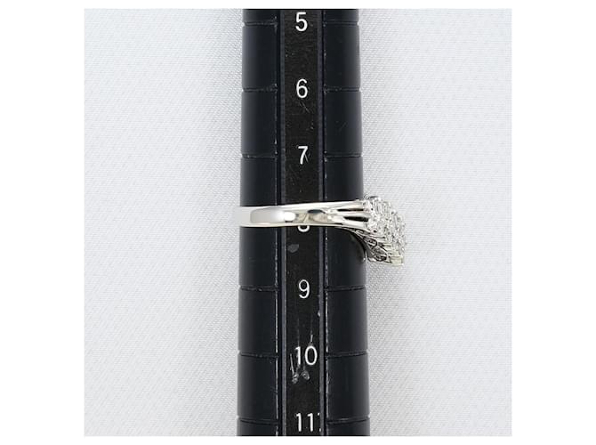 Autre Marque PT900 Platinring mit 0.32ct Diamant - Ansicht 7