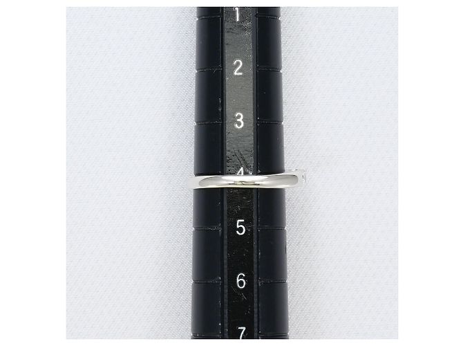 Autre Marque PT900 Platinring mit Diamant - Ansicht 7