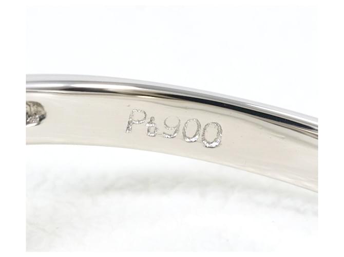 Autre Marque Platinring mit Diamant - Ansicht 4