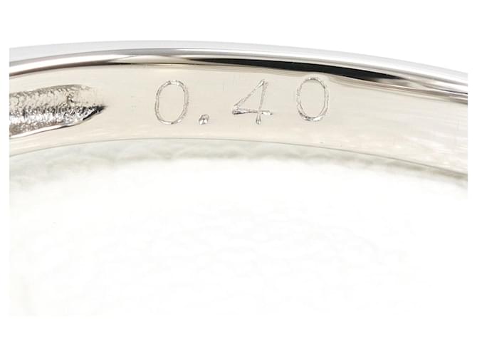 Autre Marque Platinring mit Diamant - Ansicht 5