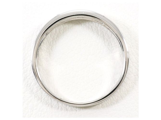 Autre Marque Platinring mit blauen Diamanten - Ansicht 2