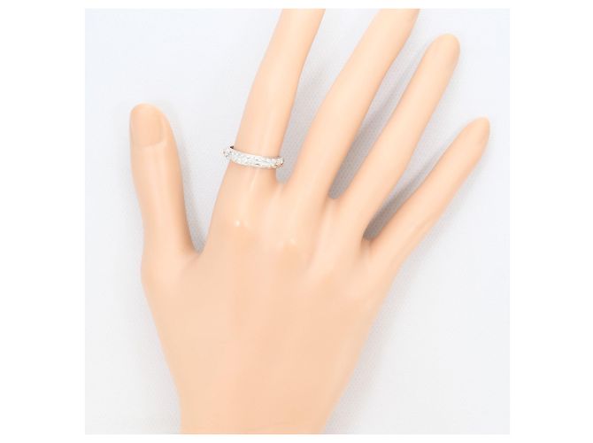 Autre Marque 18K Weißgold-Ring mit Diamant Golden - Ansicht 6
