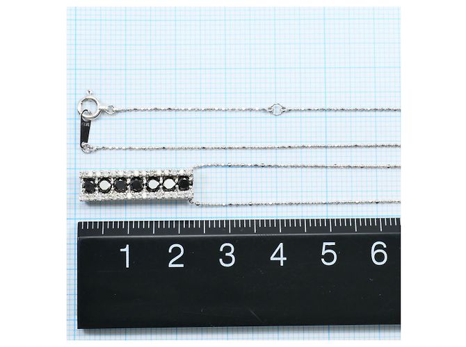 Autre Marque Collana in oro bianco 18K e diamanti Nero D'oro - vista 5