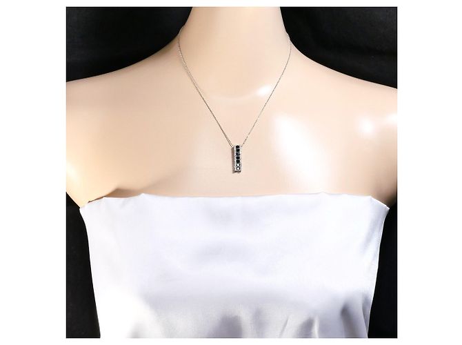 Autre Marque Collana in oro bianco 18K e diamanti Nero D'oro - vista 6