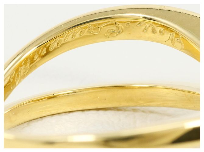 Autre Marque 18K Gelbgold-Ring mit Diamant Golden - Ansicht 5