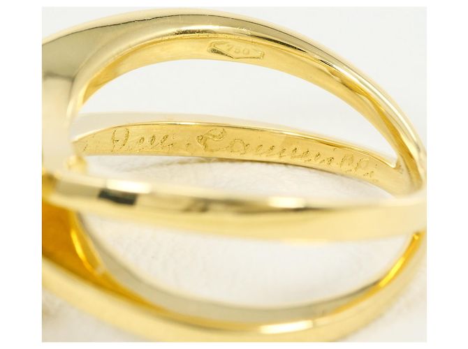 Autre Marque 18K Gelbgold-Ring mit Diamant Golden - Ansicht 6